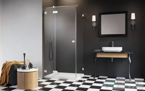 Radaway Essenza Pro KDJ 120B zuhanykabin balos ajtó része, fehér 10097120-04-01L
