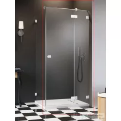   Radaway Essenza Pro KDJ 120J zuhanykabin jobbos ajtó része, fehér 10097120-04-01R