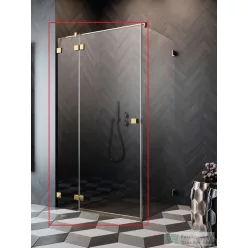   Radaway Essenza Pro KDJ 120B zuhanykabin balos ajtó része, arany 10097120-09-01L