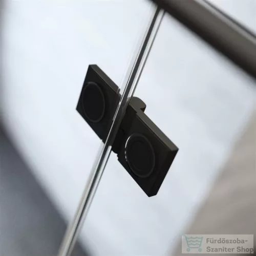 Radaway Essenza Pro Black DWJ 90 zuhanyajtó fekete jobbos 10099090-54-01R