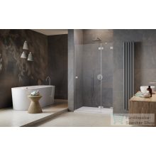   Radaway Essenza Pro DWJ 100 zuhanyajtó, szálcsiszolt króm, jobbos 10099100-91-01R