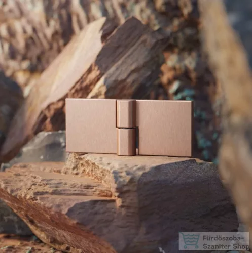 Radaway Essenza Pro DWJ 100 zuhanyajtó, szálcsiszolt réz, balos 10099100-93-01L