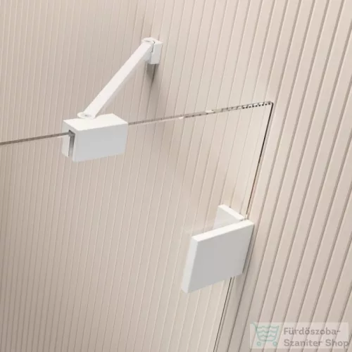 Radaway Essenza Pro White DWJ 110 zuhanyajtó fehér balos 10099110-04-01L
