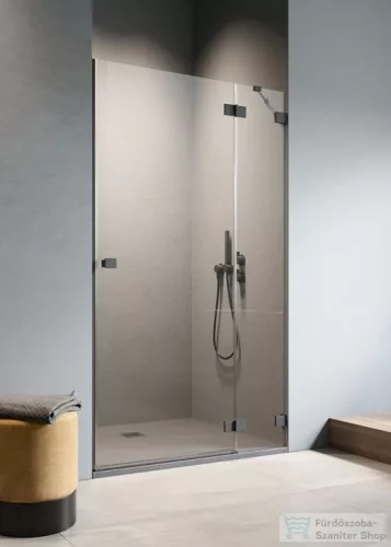 Radaway Essenza Pro Black DWJ 110 zuhanyajtó fekete jobbos 10099110-54-01R