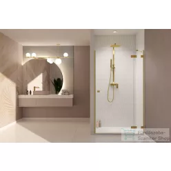   Radaway Essenza Pro DWJ 110 zuhanyajtó, szálcsiszolt arany, jobbos 10099110-99-01R