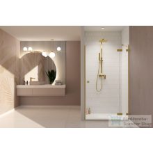   Radaway Essenza Pro DWJ 120 zuhanyajtó, szálcsiszolt arany, jobbos 10099120-99-01R