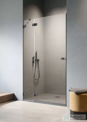 Radaway Essenza Pro Black DWJ 130 zuhanyajtó fekete balos 10099130-54-01L