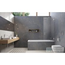   Radaway Essenza Pro PNJ II 60 kádparaván, szálcsiszolt króm 10101060-91-01