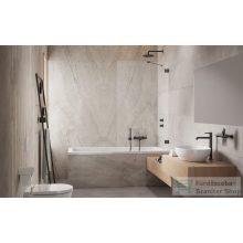   Radaway Essenza Pro PNJ II 80 kádparaván, szálcsiszolt fegyvermetál 10101080-92-01