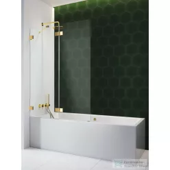   Radaway Essenza Pro PND II 100B balos kádparaván, arany 10102100-09-01L