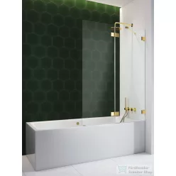   Radaway Essenza Pro PND II 100J jobbos kádparaván, arany 10102100-09-01R