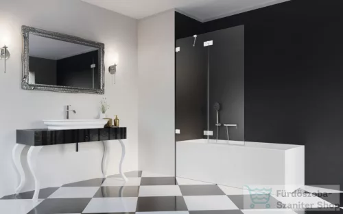 Radaway Essenza Pro PND II 110B balos kádparaván, fehér 10102110-04-01L