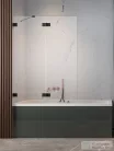 Radaway Essenza Pro PND II 110B balos kádparaván, fekete 10102110-54-01L