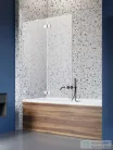 Radaway Essenza Pro PND II 120B balos kádparaván, króm 10102120-01-01L