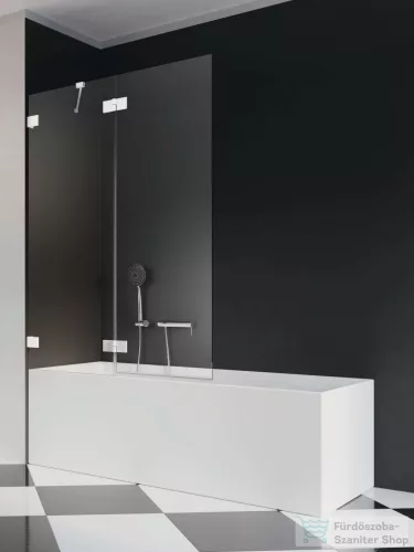 Radaway Essenza Pro PND II 120B balos kádparaván, fehér 10102120-04-01L