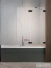 Radaway Essenza Pro PND II 120J jobbos kádparaván, fekete 10102120-54-01R