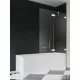 Radaway Essenza Pro PND II 130J jobbos kádparaván, fehér 10102130-04-01L
