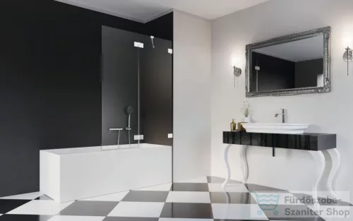 Radaway Essenza Pro PND II 130J jobbos kádparaván, fehér 10102130-04-01L
