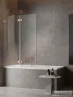 Radaway Essenza Pro PND II 130B balos kádparaván, szálcsiszolt réz 10102130-93-01L