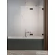Radaway Essenza Pro PND II 140J jobbos kádparaván, fekete 10102140-54-01R