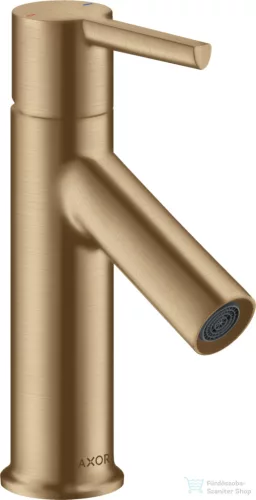 Hansgrohe AXOR STARCK 180 egykaros mosdó csaptelep automata leeresztővel, szálcsiszolt bronz 10102140
