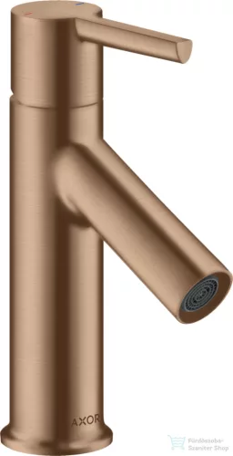Hansgrohe AXOR STARCK 180 egykaros mosdó csaptelep automata leeresztővel, szálcsiszolt vörös arany hatású 10102310