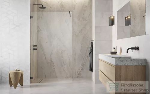 Radaway Essenza Pro 70 walk-in zuhanyfal, szálcsiszolt fegyvermetál (10103070-92-01)