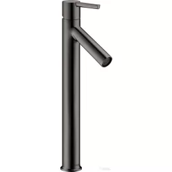   Hansgrohe AXOR STARCK 250 magasított mosdó csaptelep nem zárható leeresztővel, polírozott fekete króm 10103330