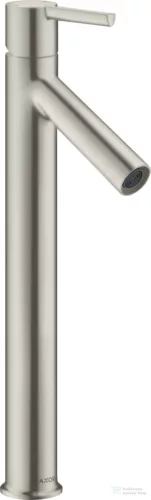 Hansgrohe AXOR STARCK 250 magasított mosdó csaptelep nem zárható leeresztővel, rozsdamentes acél hatású 10103800