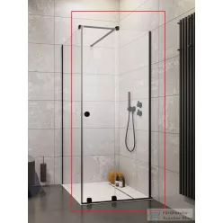   Radaway Furo KDJ RH 100J jobbos zuhanyajtó, fekete 10104492-54-01RU+10110510-01-01