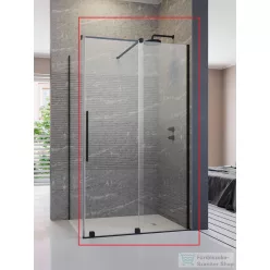   Radaway Furo KDJ 100J jobbos zuhanyajtó, fekete 10104522-54-01R+10110480-01-01