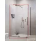 Radaway Furo KDJ 110B balos zuhanyajtó, szálcsiszolt réz 10104572-93-01L+10110530-01-01