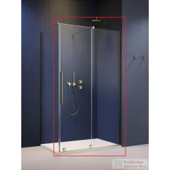   Radaway Furo KDJ 110J jobbos zuhanyajtó, szálcsiszolt arany 10104572-99-01R+10110530-01-01