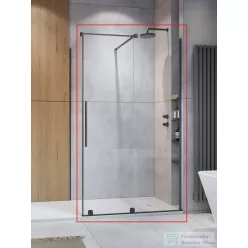   Radaway Furo KDJ 120J jobbos zuhanyajtó, szálcsiszolt fegyvermetál 10104622-92-01R+10110580-01-01