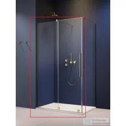   Radaway Furo KDJ 120B balos zuhanyajtó, szálcsiszolt arany 10104622-99-01L+10110580-01-01