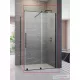 Radaway Furo KDJ 130J jobbos zuhanyajtó, fekete 10104672-54-01R+10110630-01-01
