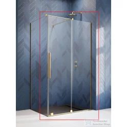   Radaway Furo KDJ 140J jobbos zuhanyajtó, arany 10104722-09-01R+10110680-01-01