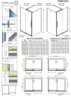Radaway Furo KDJ 160 jobbos zuhanyajtó 10104822-01-01R+10110780-01-01