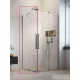 Radaway Furo KDD 100B zuhanykabin balos zuhanyajtó, szálcsiszolt króm 10105100-91-01L