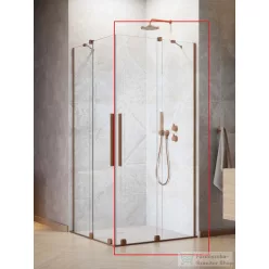   Radaway Furo KDD 100J zuhanykabin jobbos zuhanyajtó, szálcsiszolt réz 10105100-93-01R