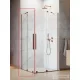 Radaway Furo KDD 110B zuhanykabin balos zuhanyajtó, szálcsiszolt réz 110105110-93-01L