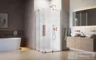 Radaway Furo KDD 110B zuhanykabin balos zuhanyajtó, szálcsiszolt réz 110105110-93-01L