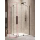 Radaway Furo KDD 120B zuhanykabin balos zuhanyajtó, fekete 10105120-54-01L