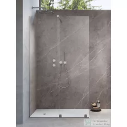   Radaway Furo Walk-in zuhanyfal 110B balos, szálcsiszolt króm 10106588-91-01L+10110544-01-01