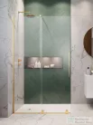 Radaway Furo Walk-in zuhanyfal 140B balos, arany 10106738-09-01L+10110694-01-01