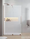Radaway Furo Walk-in zuhanyfal 160B balos, szálcsiszolt réz 10106838-93-01L+10110794-01-01