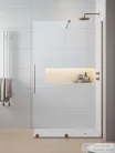 Radaway Furo Walk-in zuhanyfal 160J jobbos, szálcsiszolt réz 10106838-93-01R+10110794-01-01