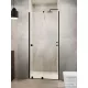 Radaway Furo DWJ RH 90 zuhanyajtó jobbos, fekete 10107442-54-01RU+10110460-01-01