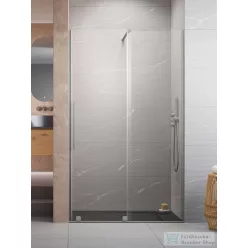   Radaway Furo DWJ 100 jobbos zuhanyajtó, szálcsiszolt króm 10107522-91-01R+10110480-01-01