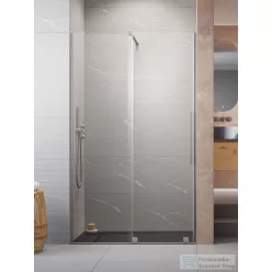   Radaway Furo DWJ 150 balos zuhanyajtó, szálcsiszolt króm 10107772-91-01L+10110730-01-01
